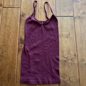 Free People Burgundy Camisole Top